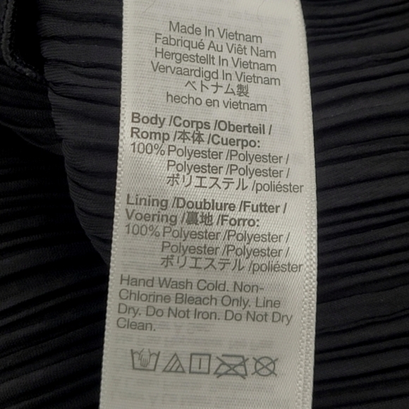 Madewell Plissé Mini Tee Dress – Black – NWT – Size 4 - Picture 7 of 8